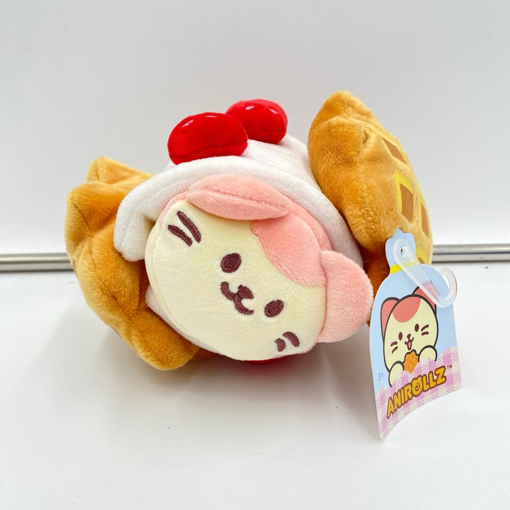 Anirollz Kittiroll Bakery Theme Waffle Desserts Small Outfitz Plush NWT